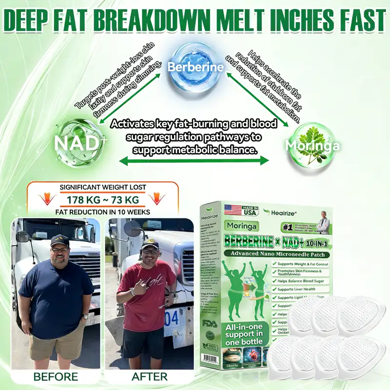 🇺🇸 𝐎𝐟𝐟𝐢𝐜𝐢𝐚𝐥 𝐔𝐒 𝐒𝐭𝐨𝐫𝐞 | 🧑‍⚕️🩺 𝐇𝐞𝐚𝐥𝐫𝐢𝐳𝐞® Moringa · Berberine × NAD+ 𝟏𝟎-𝐢𝐧-𝟏 𝐀𝐝𝐯𝐚𝐧𝐜𝐞𝐝 𝐍𝐚𝐧𝐨 𝐌𝐢𝐜𝐫𝐨𝐧𝐞𝐞𝐝𝐥𝐞 𝐏𝐚𝐭𝐜𝐡 🔥🔥🔥🔥