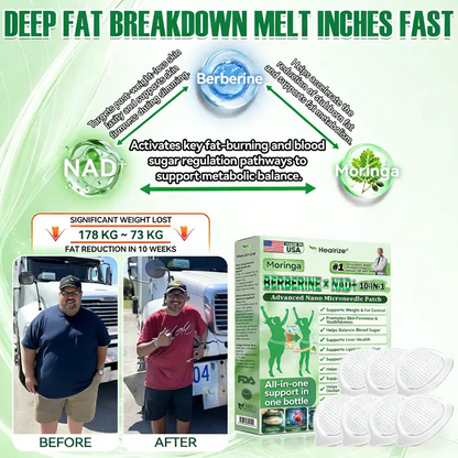 🇺🇸 𝐎𝐟𝐟𝐢𝐜𝐢𝐚𝐥 𝐔𝐒 𝐒𝐭𝐨𝐫𝐞 | 🧑‍⚕️🩺 𝐇𝐞𝐚𝐥𝐫𝐢𝐳𝐞® Moringa · Berberine × NAD+ 𝟏𝟎-𝐢𝐧-𝟏 𝐀𝐝𝐯𝐚𝐧𝐜𝐞𝐝 𝐍𝐚𝐧𝐨 𝐌𝐢𝐜𝐫𝐨𝐧𝐞𝐞𝐝𝐥𝐞 𝐏𝐚𝐭𝐜𝐡 🔥🔥🔥🔥