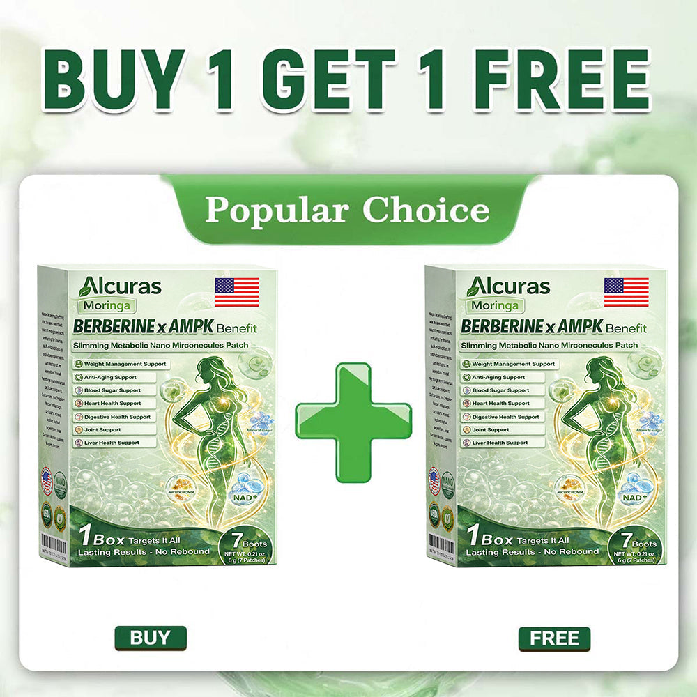 🔥Official Store| 🧑‍⚕️Alcuras™ Moringa × Berberine × AMPK 8-Benefit Slimming & Metabolic Nano Microneedle Patch 🇺🇸  Just once a day · Visible changes in 7 days  ✅ For obesity, loose skin, diabetes, sleep apnea, joint issues, and more🔥