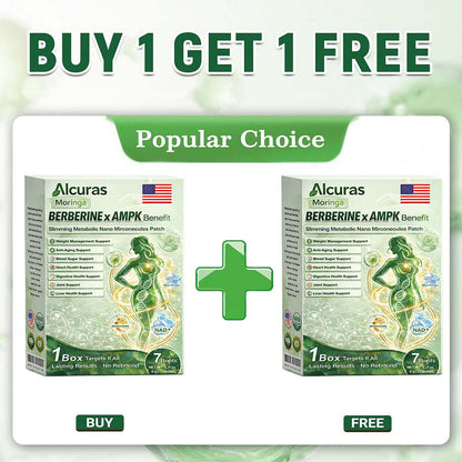 🔥Official Store| 🧑‍⚕️Alcuras™ Moringa × Berberine × AMPK 8-Benefit Slimming & Metabolic Nano Microneedle Patch 🇺🇸  Just once a day · Visible changes in 7 days  ✅ For obesity, loose skin, diabetes, sleep apnea, joint issues, and more🔥