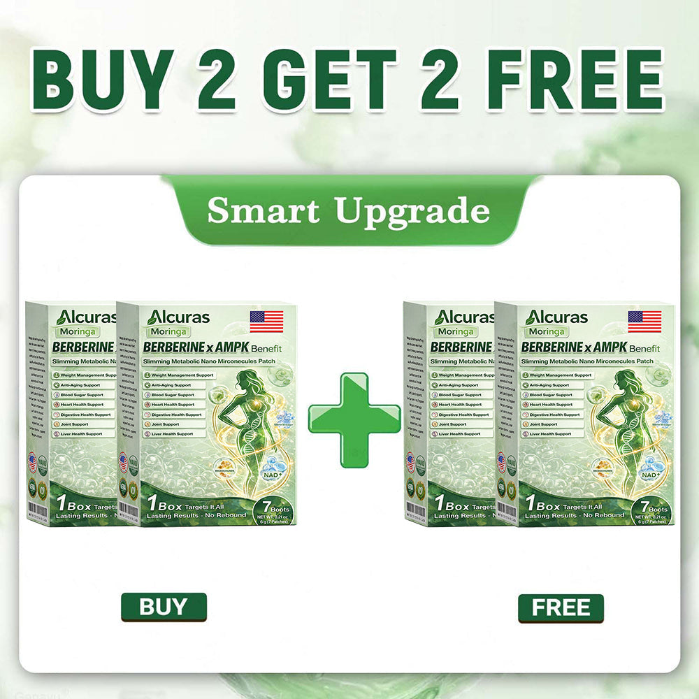 🔥Official Store| 🧑‍⚕️Alcuras™ Moringa × Berberine × AMPK 8-Benefit Slimming & Metabolic Nano Microneedle Patch 🇺🇸  Just once a day · Visible changes in 7 days  ✅ For obesity, loose skin, diabetes, sleep apnea, joint issues, and more🔥