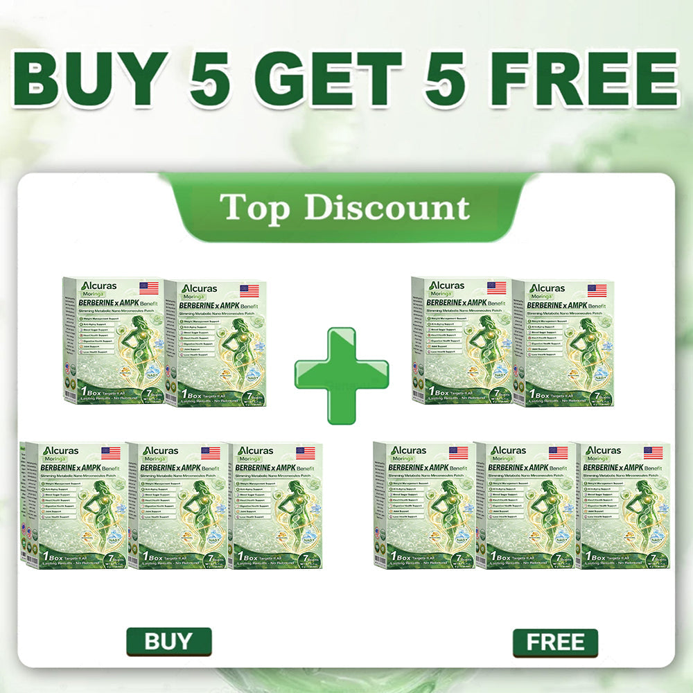 🔥Official Store| 🧑‍⚕️Alcuras™ Moringa × Berberine × AMPK 8-Benefit Slimming & Metabolic Nano Microneedle Patch 🇺🇸  Just once a day · Visible changes in 7 days  ✅ For obesity, loose skin, diabetes, sleep apnea, joint issues, and more🔥