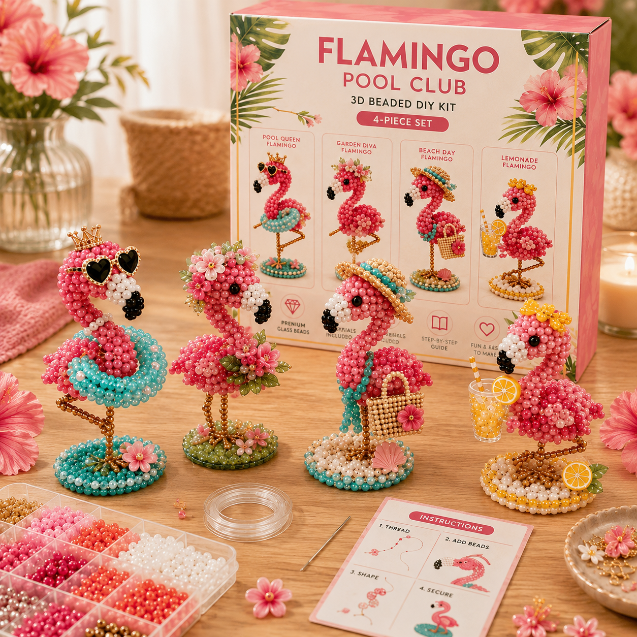 🎁😍 Today Only Save 70% OFF — 🐮Turn Tiny Beads Into Adorable Animals 🐸You'll Be Proud To Display 🐦✨