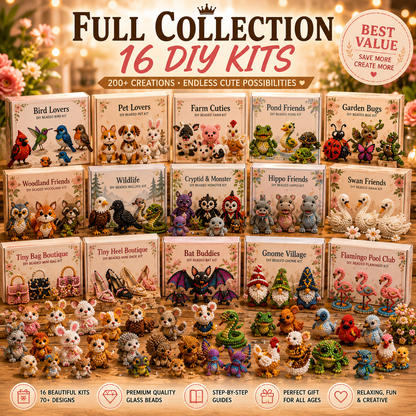 🎁😍 Today Only Save 70% OFF — 🐮Turn Tiny Beads Into Adorable Animals 🐸You'll Be Proud To Display 🐦✨