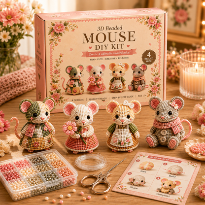 🎁😍 Today Only Save 70% OFF — 🐮Turn Tiny Beads Into Adorable Animals 🐸You'll Be Proud To Display 🐦✨