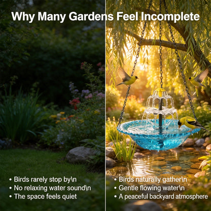🔥 Last Day 50% OFF — Watch Your Garden Come Alive with Birds, Sunlight & Flowing Water
