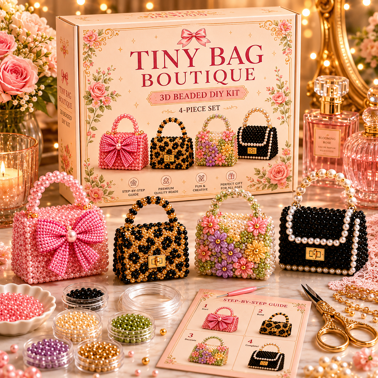 🎁😍 Today Only Save 70% OFF — 🐮Turn Tiny Beads Into Adorable Animals 🐸You'll Be Proud To Display 🐦✨