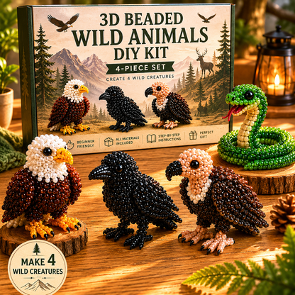 🎁😍 Today Only Save 70% OFF — 🐮Turn Tiny Beads Into Adorable Animals 🐸You'll Be Proud To Display 🐦✨