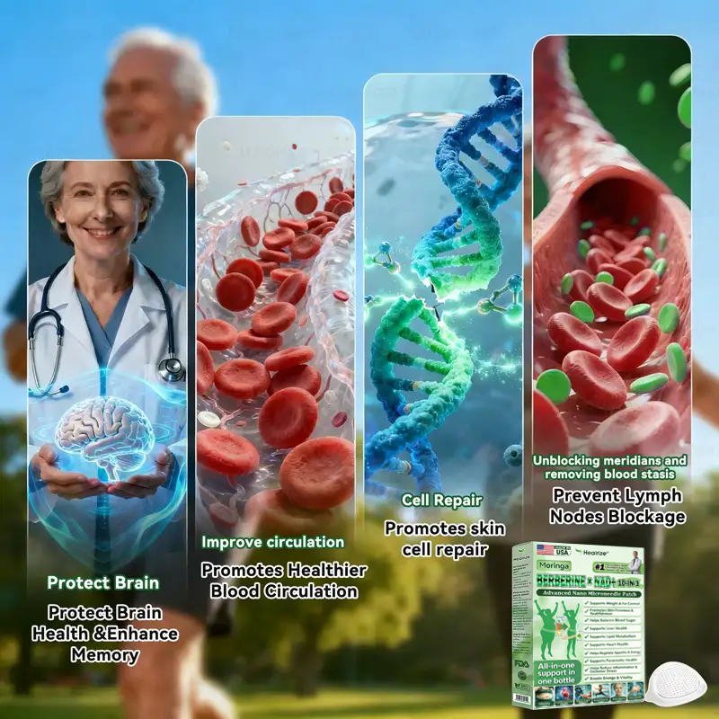 🇺🇸 𝐎𝐟𝐟𝐢𝐜𝐢𝐚𝐥 𝐔𝐒 𝐒𝐭𝐨𝐫𝐞 | 🧑‍⚕️🩺 𝐇𝐞𝐚𝐥𝐫𝐢𝐳𝐞® Moringa · Berberine × NAD+ 𝟏𝟎-𝐢𝐧-𝟏 𝐀𝐝𝐯𝐚𝐧𝐜𝐞𝐝 𝐍𝐚𝐧𝐨 𝐌𝐢𝐜𝐫𝐨𝐧𝐞𝐞𝐝𝐥𝐞 𝐏𝐚𝐭𝐜𝐡 🔥🔥🔥🔥