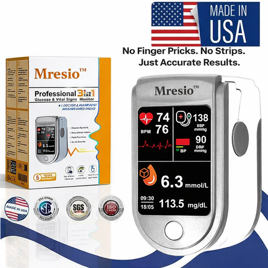 Mresio™Develops Newly Launched Non-Invasive Smart Glucose Meter ✅made in the USA✅🔥Limited stock available!🔥