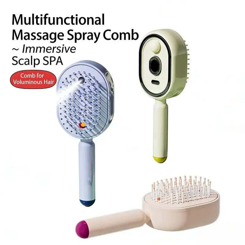 🪮Last Day 50% OFF🔥Electric Spray Air Cushion Massage Comb - Finds🔥🔥