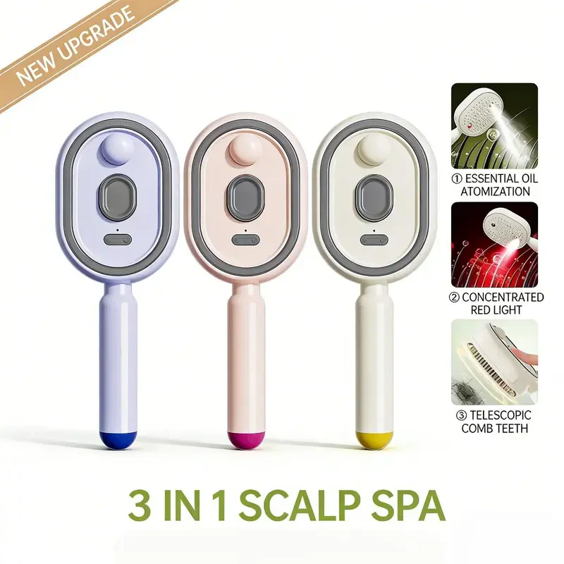 🪮Last Day 50% OFF🔥Electric Spray Air Cushion Massage Comb - Finds🔥🔥